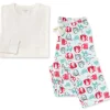 Adult Men's Pocket Tee Pajama Set, Mugs Of Happiness