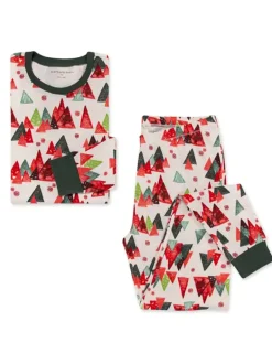 Adult Women's Pajama Set, Modern Forest
