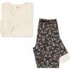 Adult Women's Pajama Set, Scandi Fair Isle