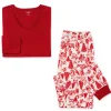 Adult Women's Pajama Set, Woodland Winter