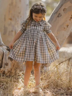 Amelia Dress, Holiday Plaid