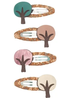 Autumn Tree Clic Clac Hair Clip Set