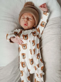 Baby Bear / Organic 2-Way Zip Romper