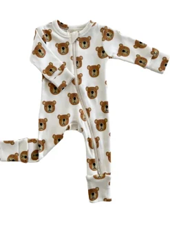 Baby Bear / Organic 2-Way Zip Romper