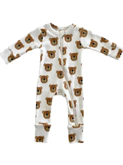 Baby Bear / Organic 2-Way Zip Romper