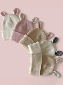 Baby's First Hat®, Sand/Petal Pink Bunny