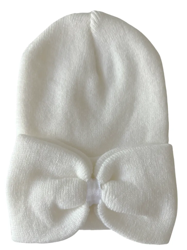 Baby's First Hat®, Warm White Bow