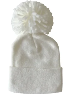 Baby's First Hat®, Warm White Pom