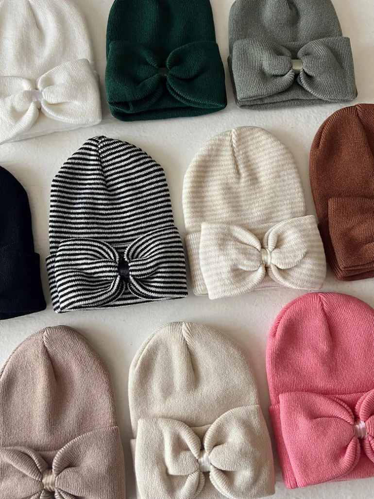 Baby's First Hat®, Warm White Bow