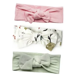 Bamboo Headband Set, Santa & Friends