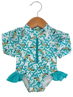 Bananas / Skipper Rashguard Swimsuit / UPF 50+
