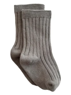 Basic Ribbed Socks, Sage