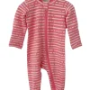 Basic Zipper Footie, Pink Stripe