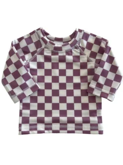Berry Cheesecake Checkerboard / Maui Rashguard / UPF 50+