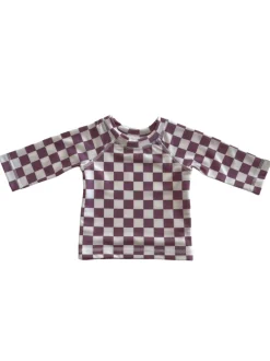 Berry Cheesecake Checkerboard / Maui Rashguard / UPF 50+