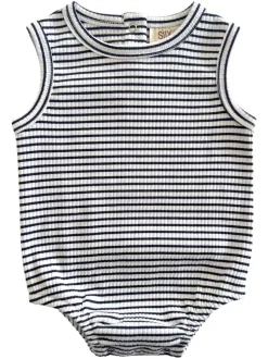 Black Stripe / Organic Ribbed Dune Bubble