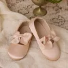 Bow Ballet Flats, Antique