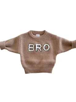 Bro Knit Sweater, Clay