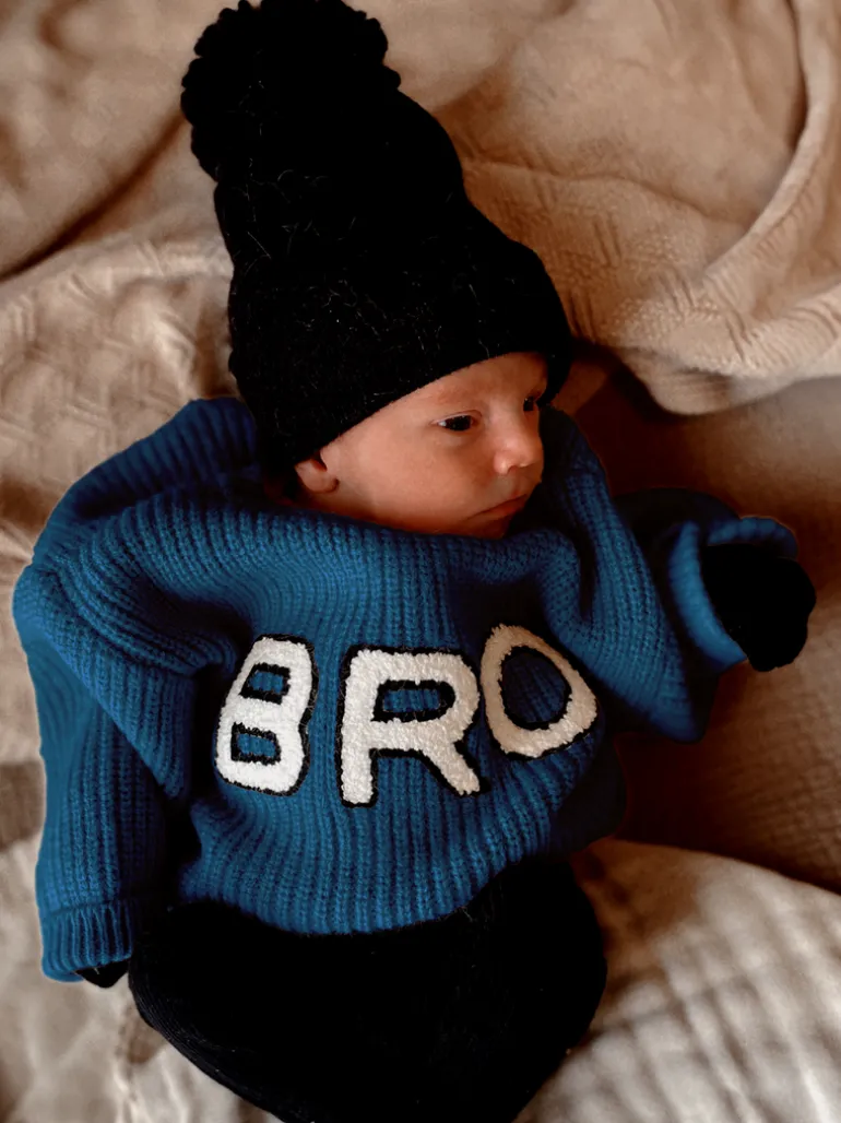Bro Knit Sweater, Midnight