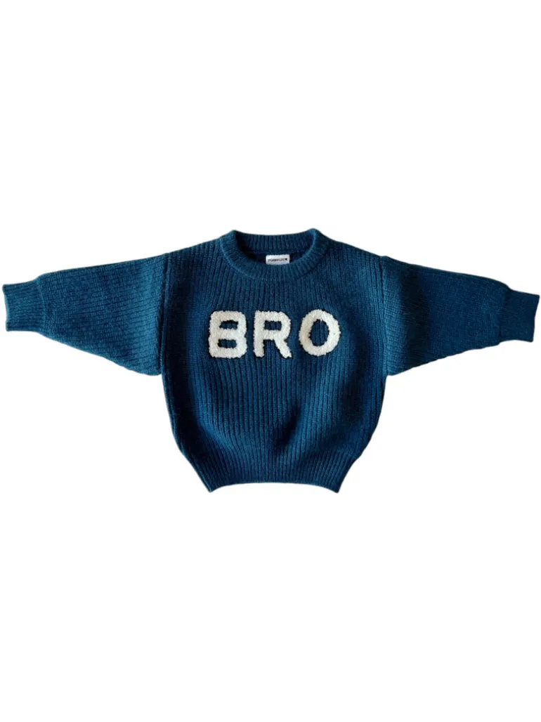 Bro Knit Sweater, Midnight