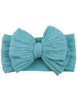 Cable Bow, Delphinium Blue