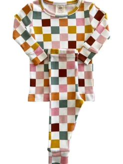 Cake Pop Checkerboard / Organic 2-Piece Set