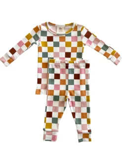 Cake Pop Checkerboard / Organic 2-Piece Set