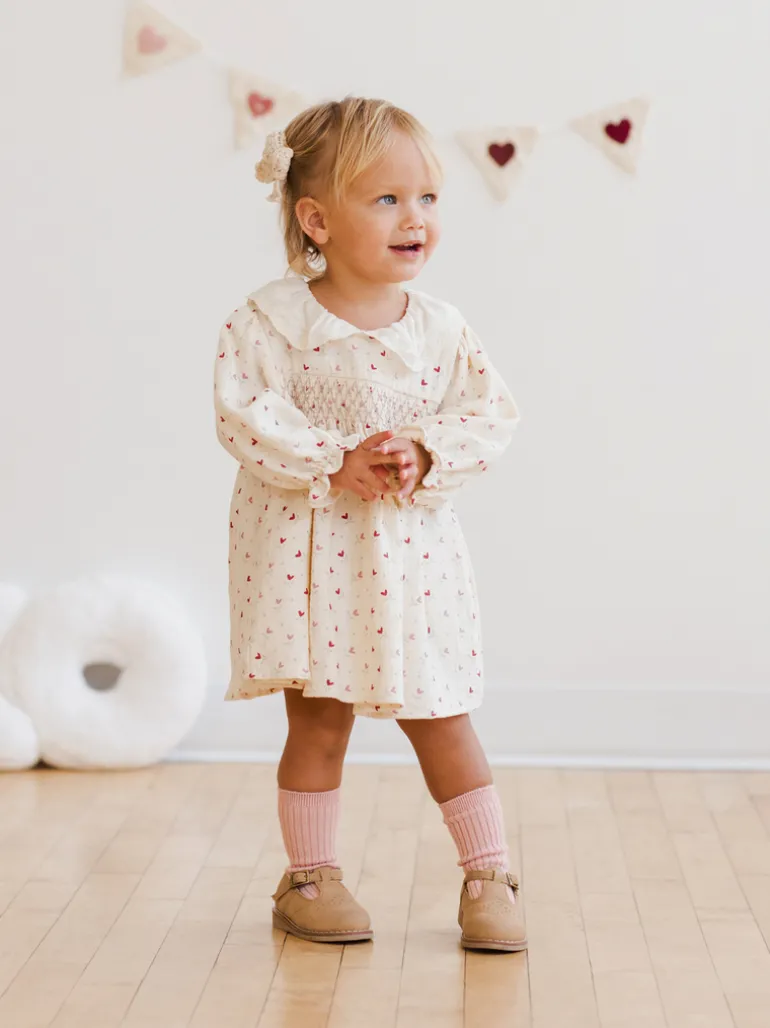 Callie Dress, Heart Ditsy