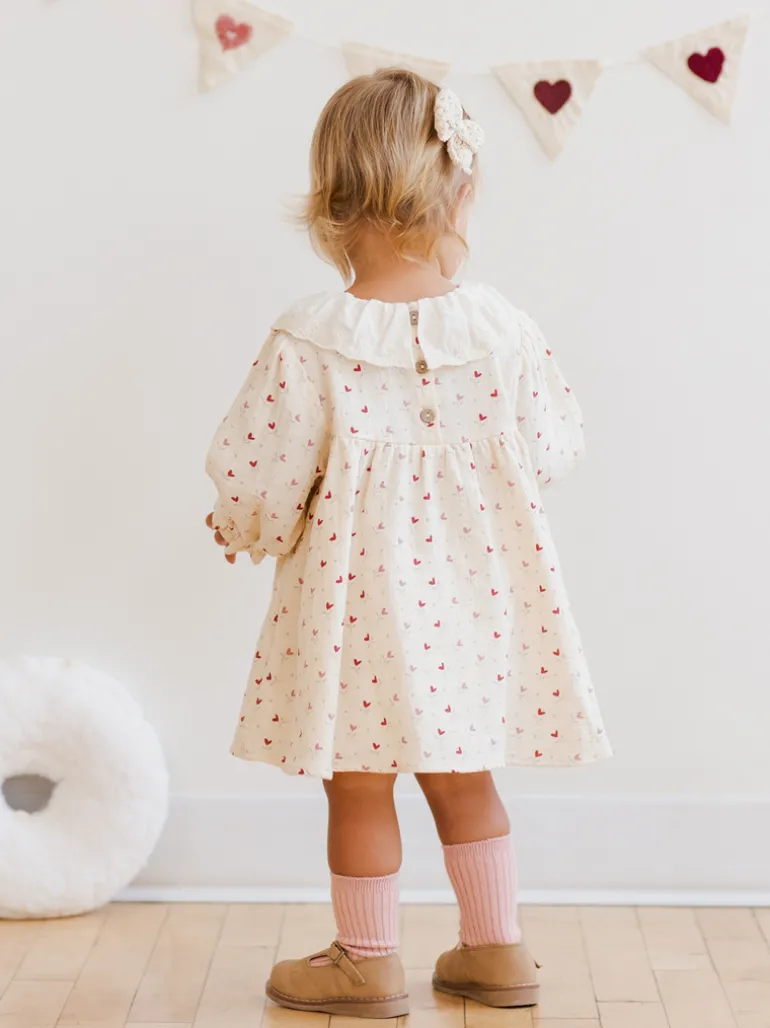 Callie Dress, Heart Ditsy