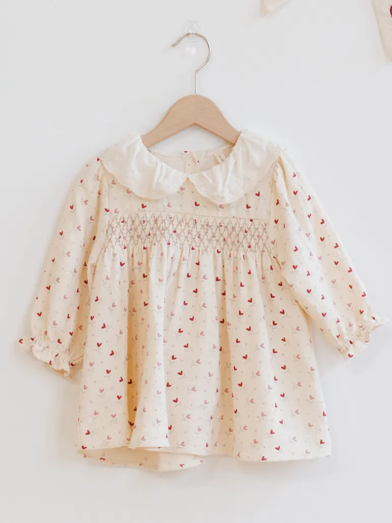 Callie Dress, Heart Ditsy