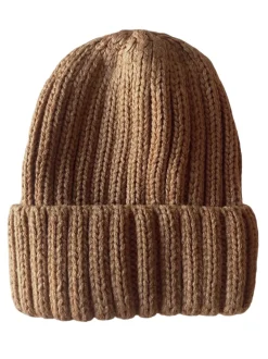 Chunky Knit Hat, Tawny