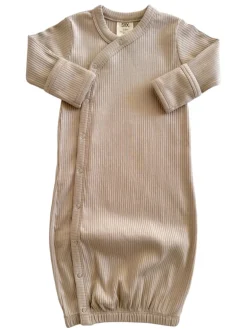 Desert Tan / Organic Ribbed Gown