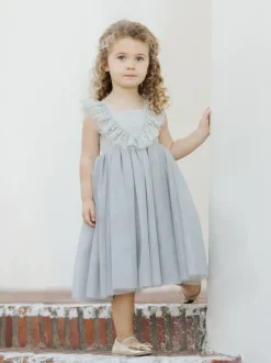 Dorthea Dress, Powder Blue