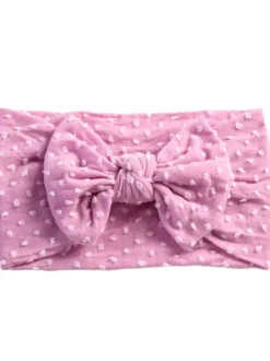 Dotty Bow, Orchid Pink