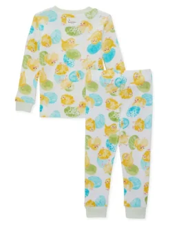 Easter Organic 2-Piece Pajama Set, Lil Hatchlings
