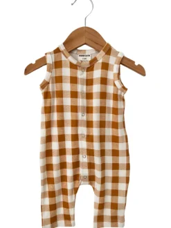 Easy Romper, Tuscany Plaid