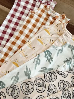 Easy Romper, Tuscany Plaid