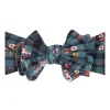 FAB-BOW-LOUS Bow, Floral Plaid