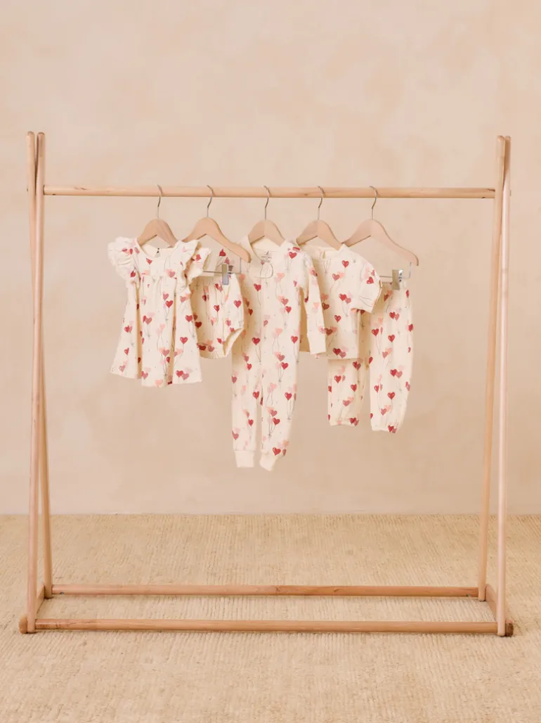 Flutter Dress, Heart Balloons
