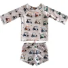 Golf Cart / Mar Rashguard Set / UPF 50+
