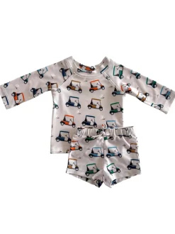 Golf Cart / Mar Rashguard Set / UPF 50+
