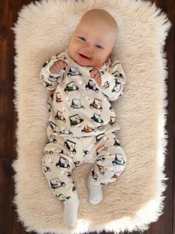 Golf Cart / Organic Long Sleeve Tee & Pant Set