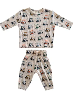 Golf Cart / Organic Long Sleeve Tee & Pant Set