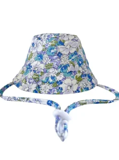 Kids Bucket Hat, Iris Floral