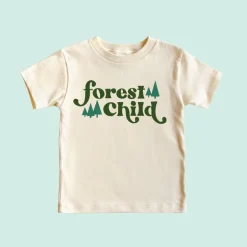 Kid's Graphic Short Sleeve Tee, Forest Child