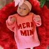 Knit Sweater, Merry Mini Bubblegum