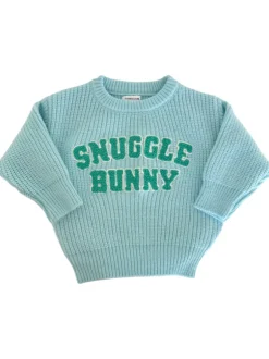 Knit Sweater, Snuggle Bunny Blue