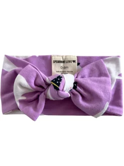 Knot Bow, Purple Ghost