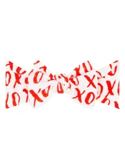 Knot Bow, Red XOXO