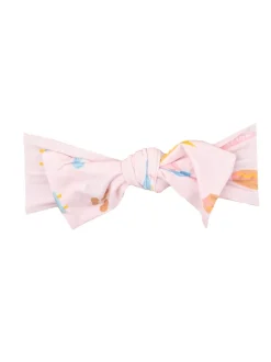 Knot Headband, Pink Baseball
